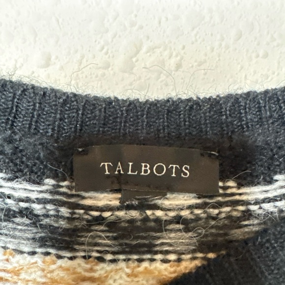 Talbots fair isle Women's Sweater XL - Picture 5 of 11